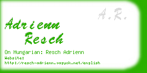 adrienn resch business card